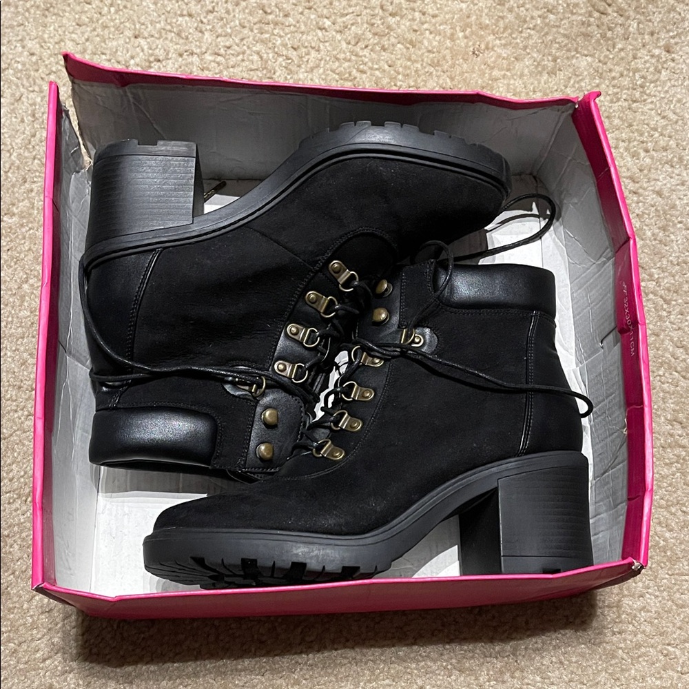 Shoe-dazzle Black Ankle Boots